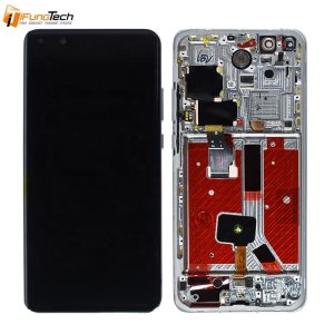 6.58" Original Super AMOLED LCD Display for Huawei P40 Pro LCD Touch Screen Digitizer Assembly for Huawei P40Pro Display Tested