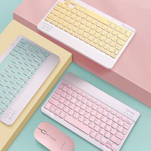 Hot Selling Slim Portable Wireless Mini Tablet Keyboard for Mac PC iPhone iPad IOS LED Backlit Stock Products
