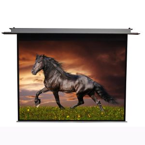 HD Clear Ceiling Hanging 120" Projection Screens Motorized 3d Holographic Projector Screen 110 Inch 4K MGF Electric Screens