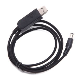 Walkie Talkie USB Cable Voltage Boost Charging Cord for Baofeng UV-5R UV82 Charger, Two Way Radio USB Charge Wire