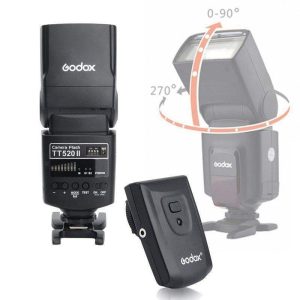 Godox Flash Thinklite TT520II Speed Light for Different Brand C /N/S/O/P DSLR Cameras,433MHz Wireless Transmission