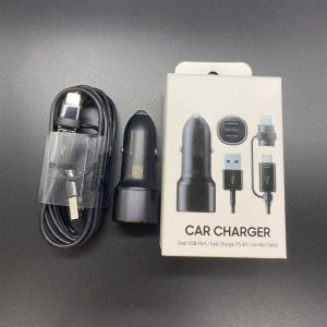 Original 15W EP-L1100 Dual USB Car Charger Quick 3.0 Fast Charger for Samsung S10 Car Charger with Cable